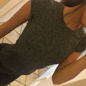 Grey Me to We tight grey top